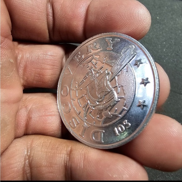 Sts-133 Discovery Space Shuttle Ssilver Tone Commemorative Token Coin Medal - Picture 5 of 9